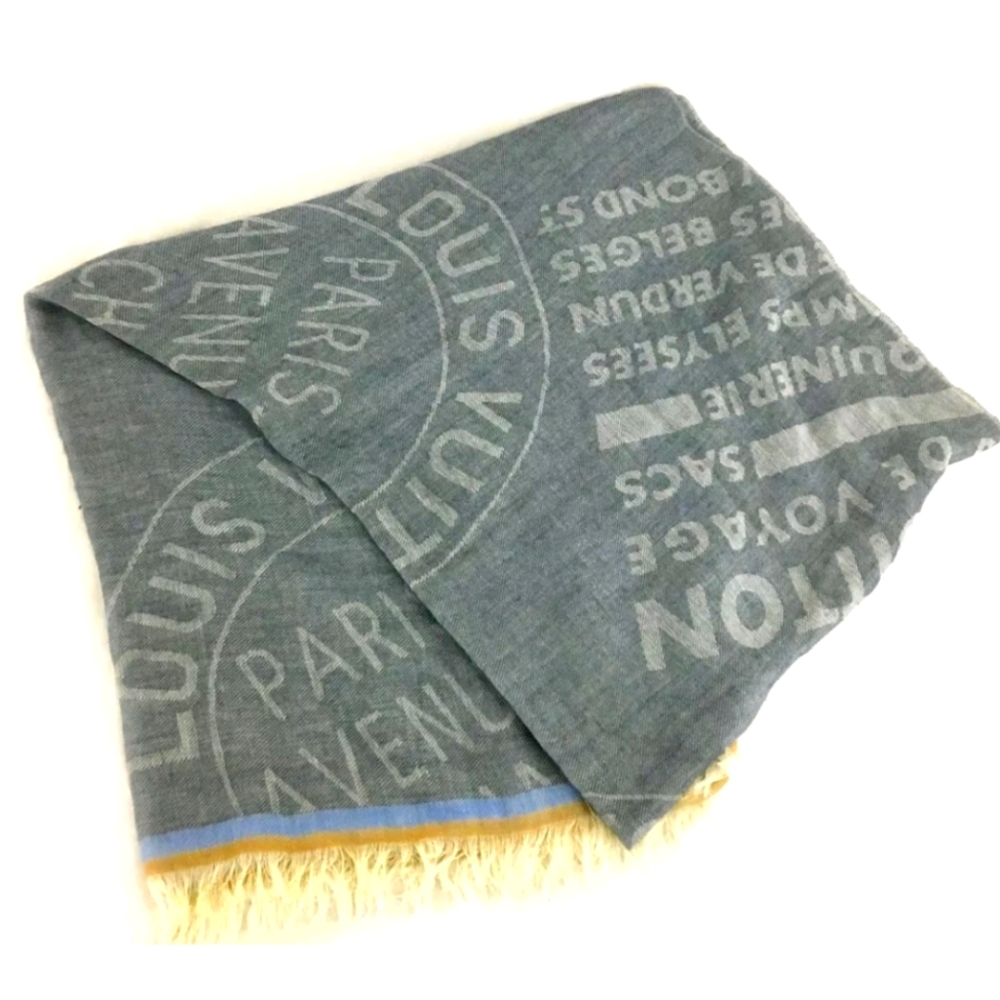 LOUIS VUITTON TRUNKS AND BAGS SILK SCARF TWILLY/D0114